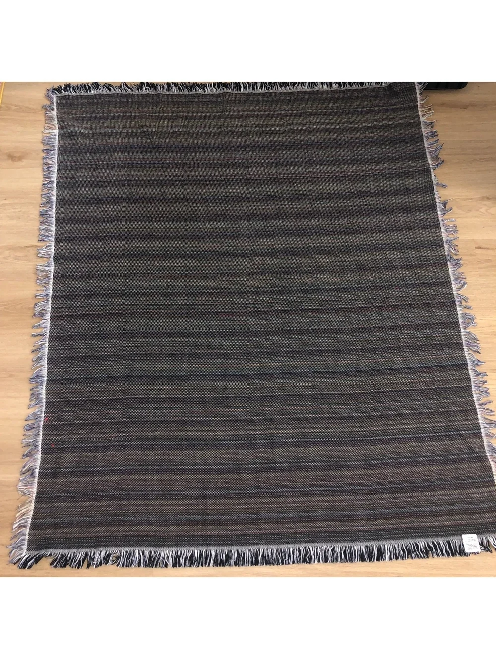 JMU JAMES MADISON UNIVERSITY DUKES MASCOT QUILT KNIT THROW BLANKET 60” x 50”